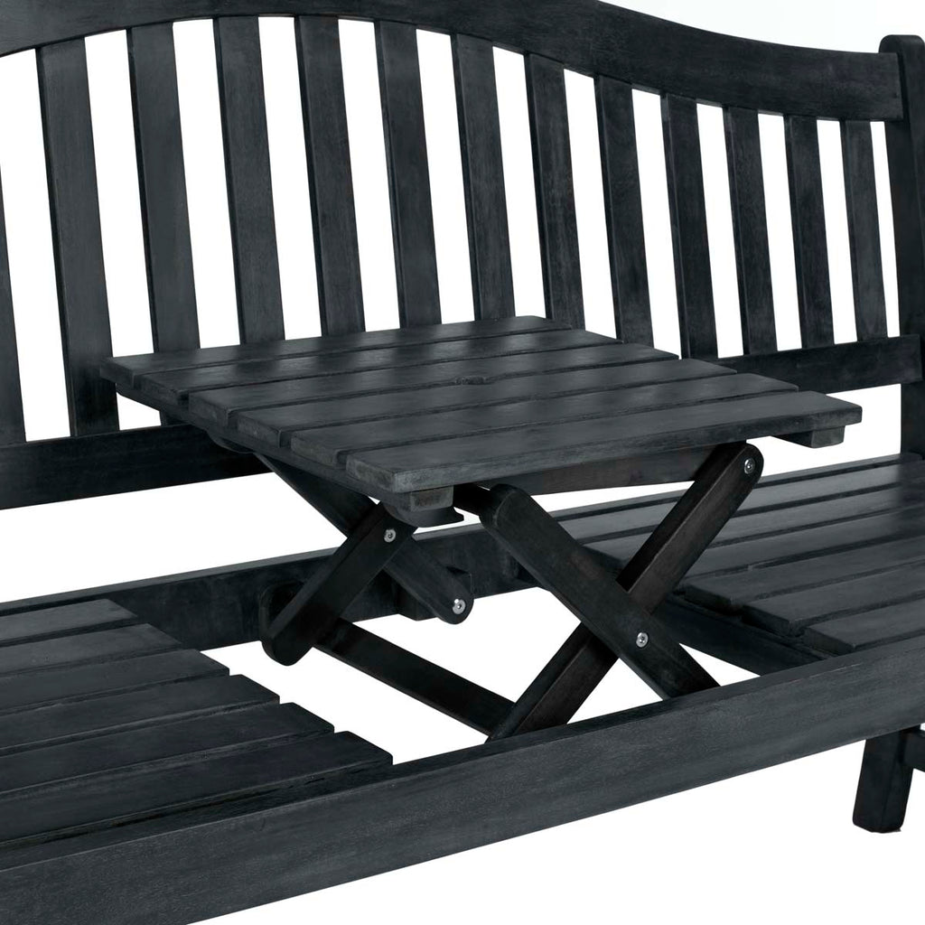 Safavieh Mischa Bench - Dark Slate Grey