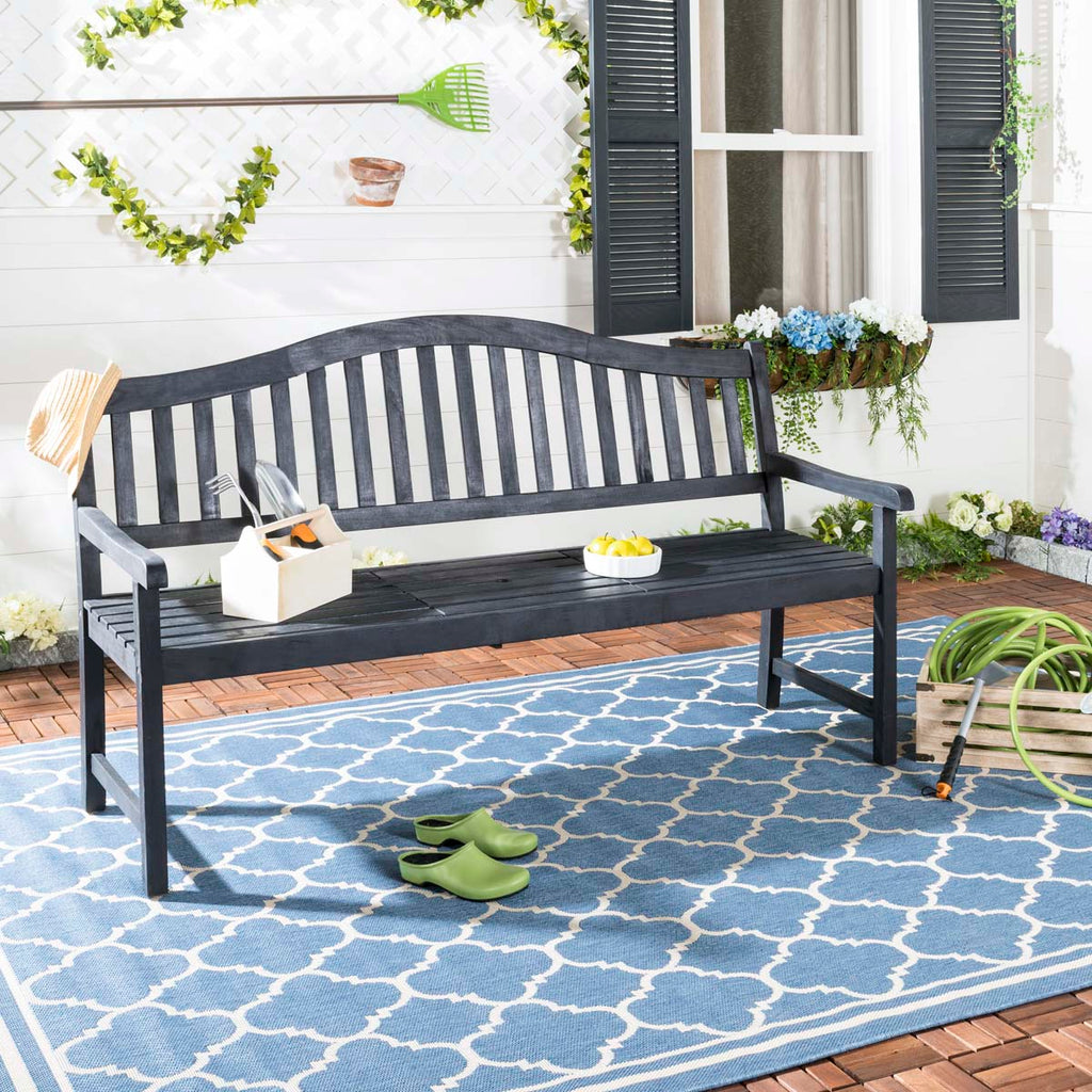 Safavieh Mischa Bench - Dark Slate Grey