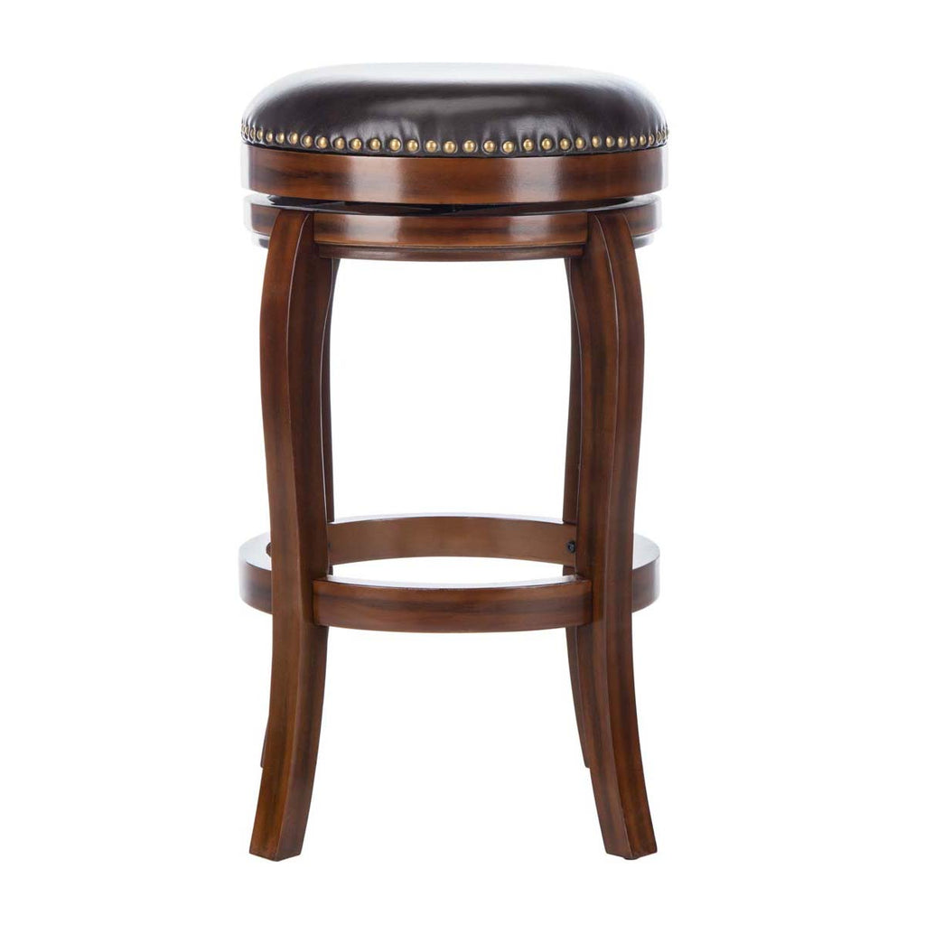 Safavieh Nuncio Swivel Bar Stool - Espresso/Brown