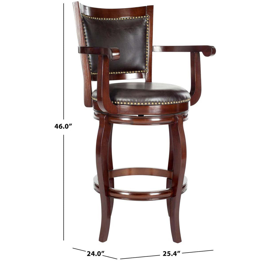 Safavieh Gitano Swivel Bar Stool - Sierra/Brown