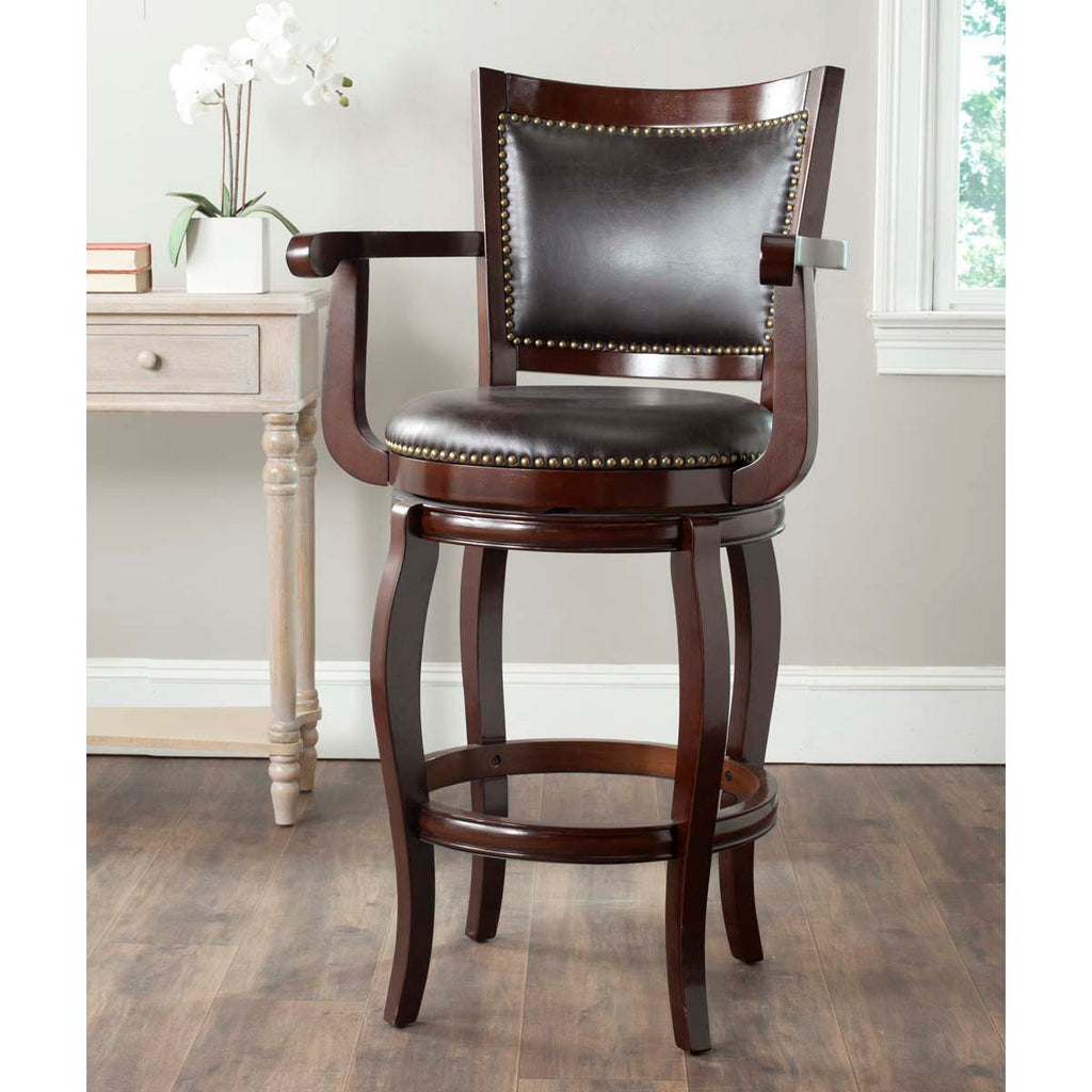 Safavieh Gitano Swivel Bar Stool - Sierra/Brown