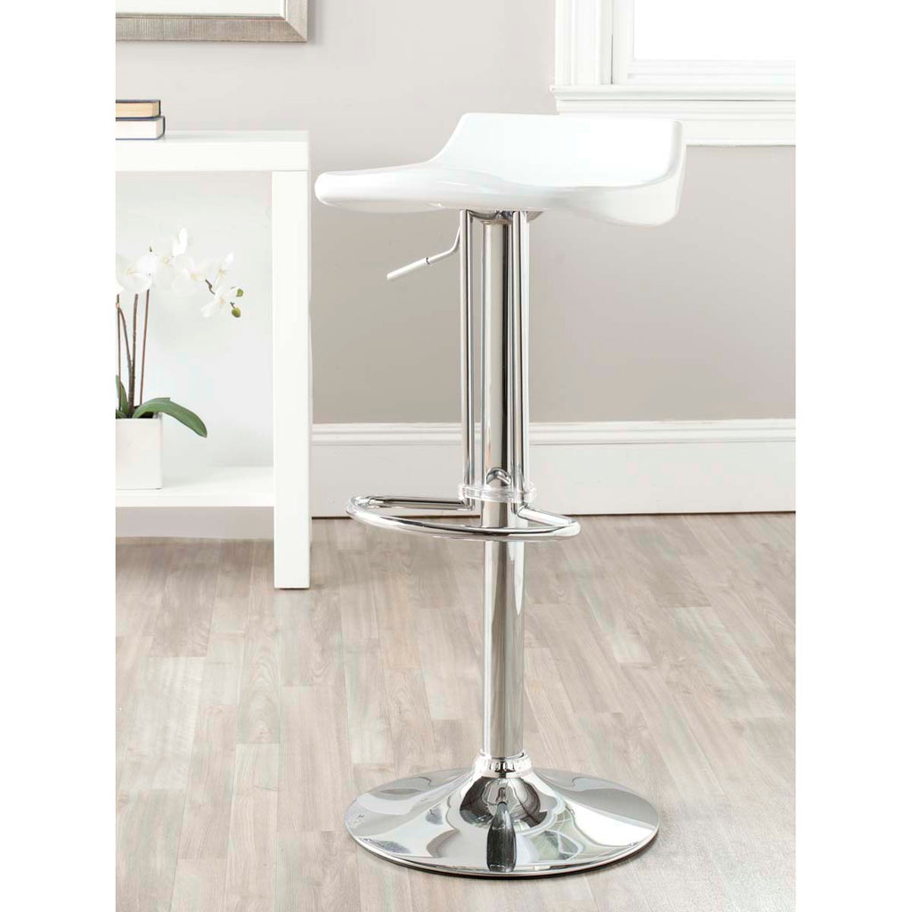 Safavieh Avish Swivel Bar Stool - White