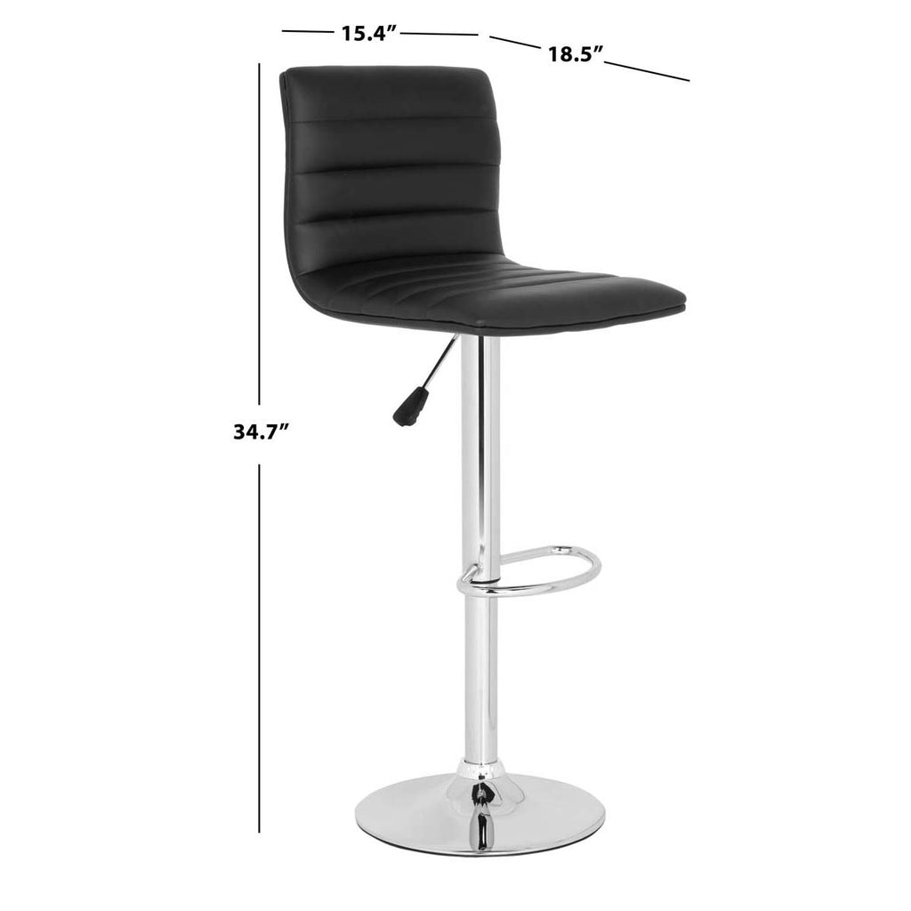 Safavieh Arissa Swivel Bar Stool - Black