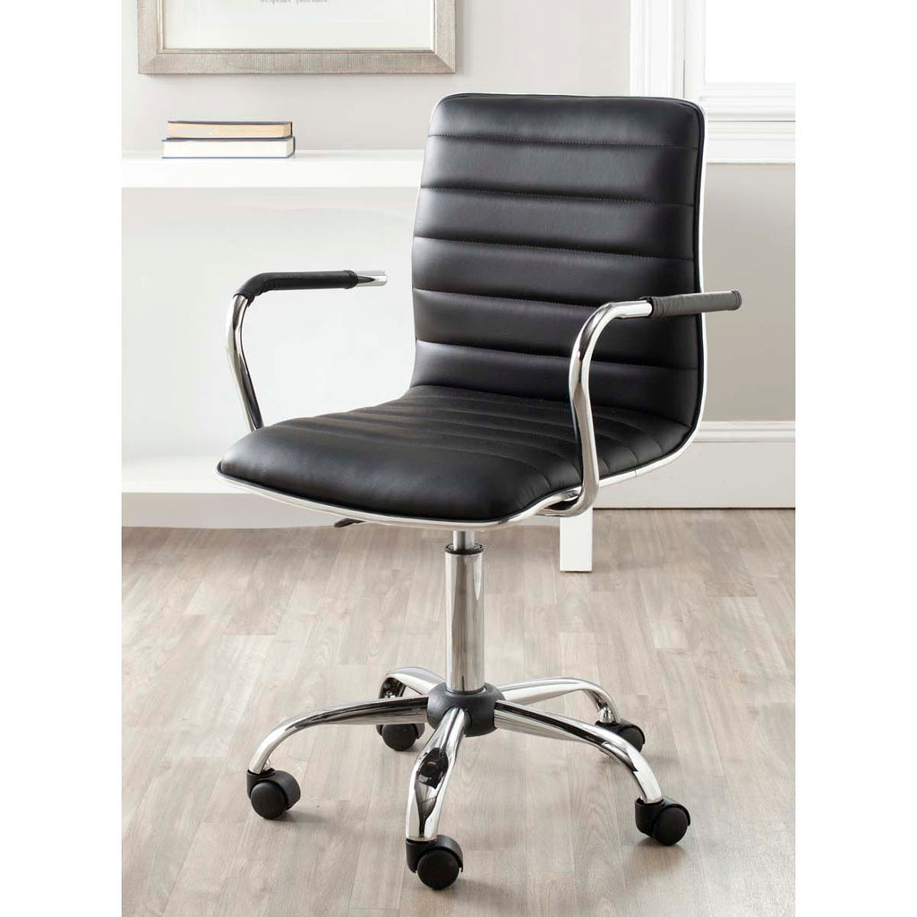 Safavieh Jonika Swivel Desk Chair - Black