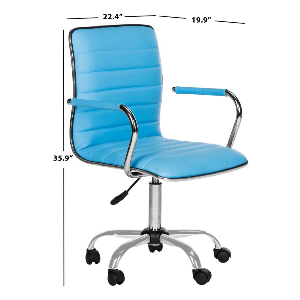 Safavieh Jonika Desk Chair - Blue