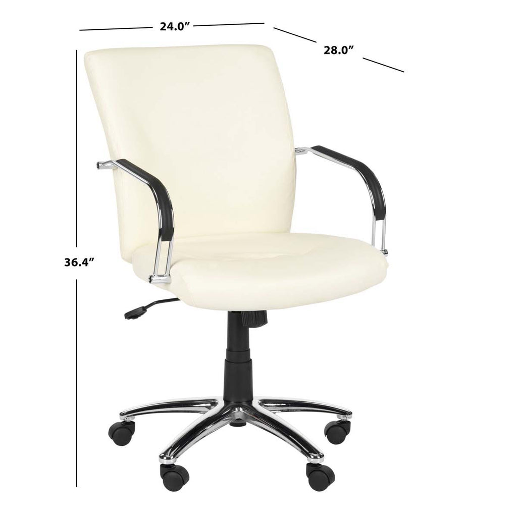 Safavieh Lysette Desk Chair - Cream