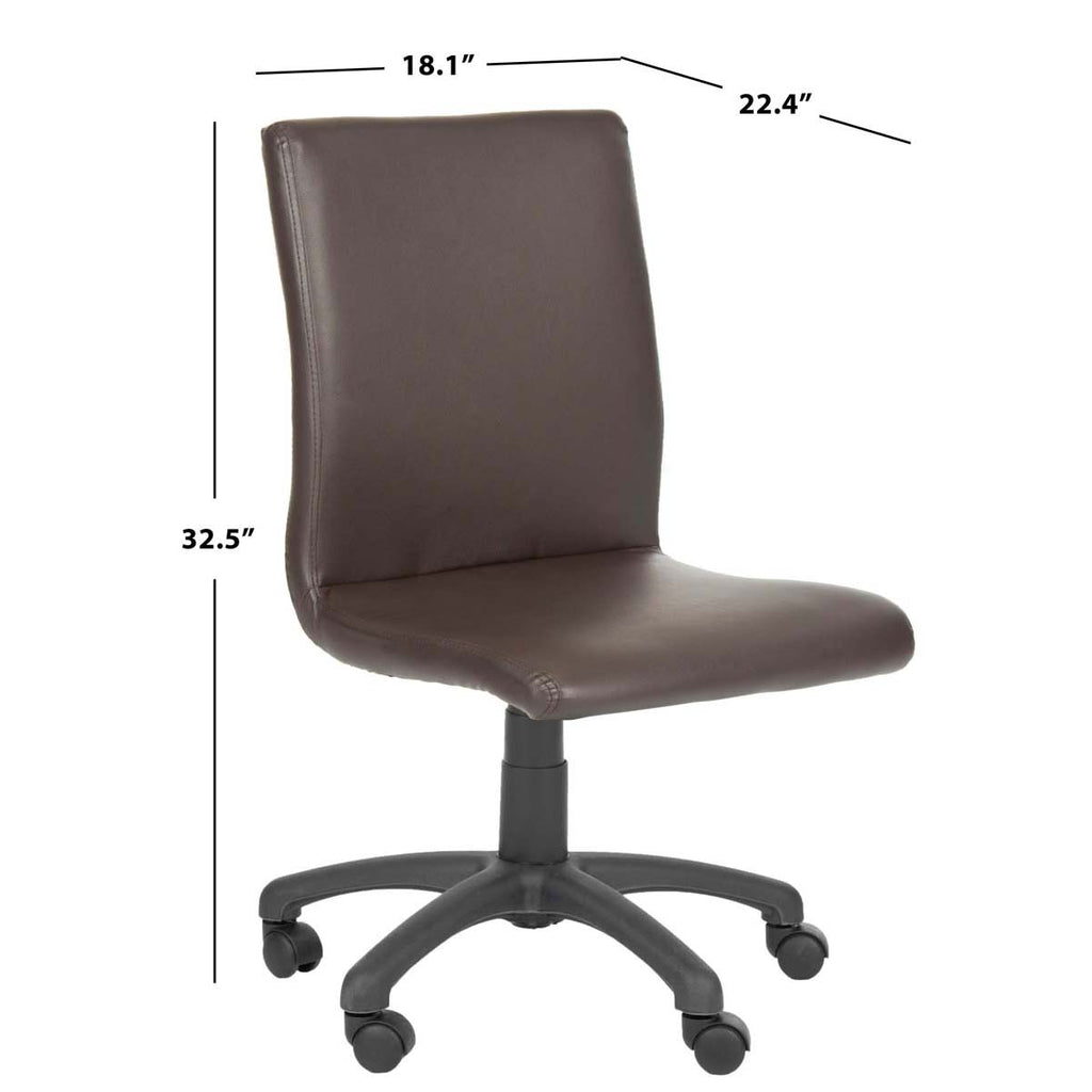 Safavieh Hal Desk Chair - Brown