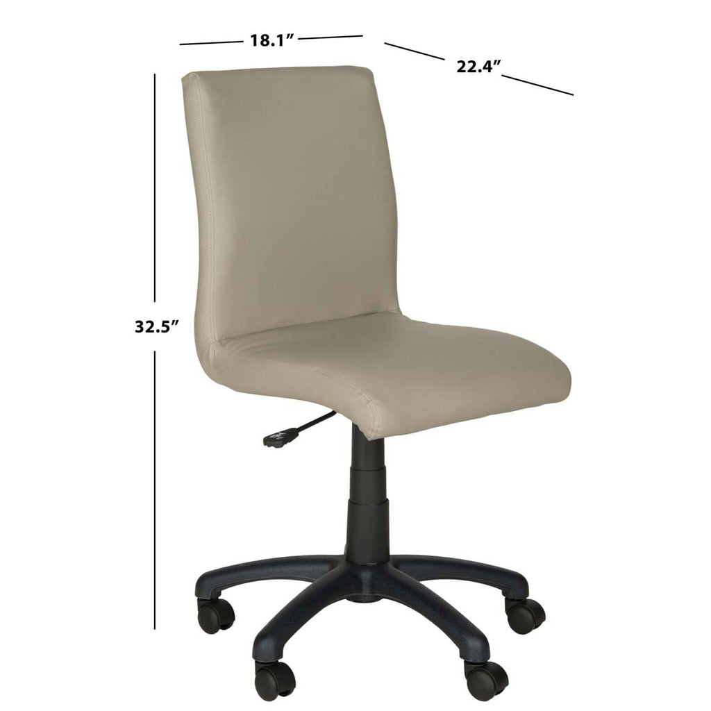 Safavieh Hal Desk Chair - Grey