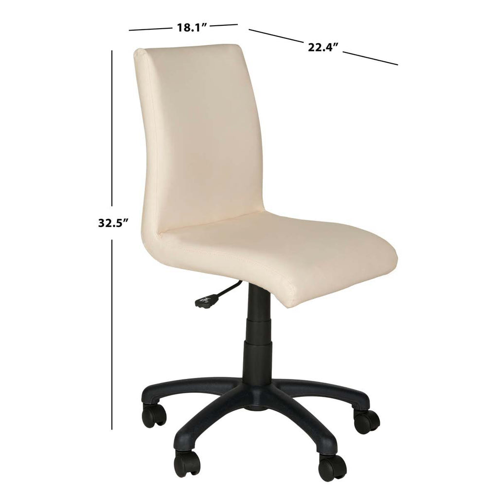 Safavieh Hal Desk Chair - Champagne