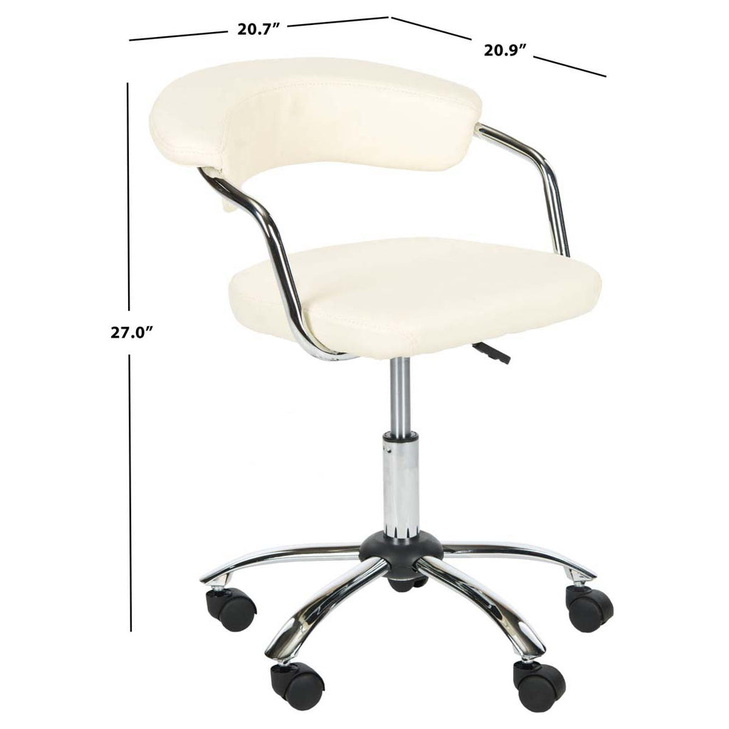 Safavieh Pier Desk Chair - Cream