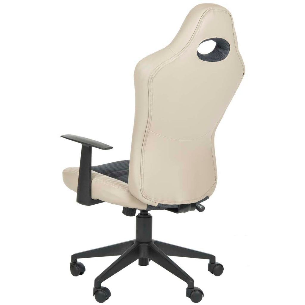 Safavieh Belinda Desk Chair - Grey/Black