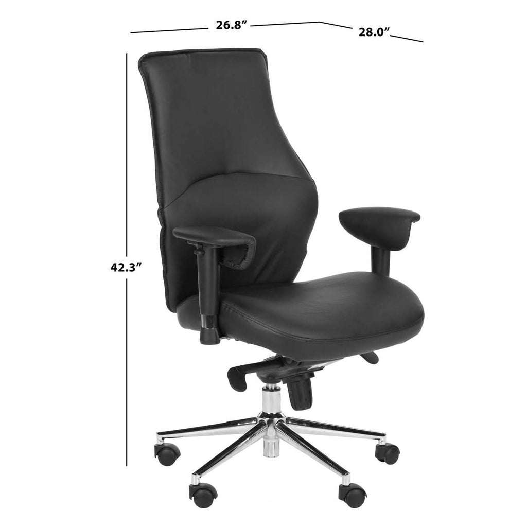 Safavieh Irving Desk Chair - Black