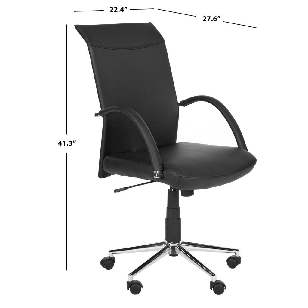 Safavieh Dejana Desk Chair - Black