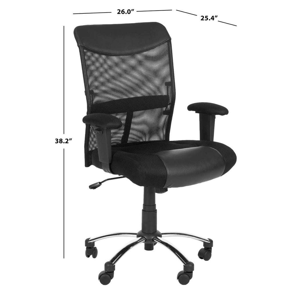 Safavieh Bernard Desk Chair - Black