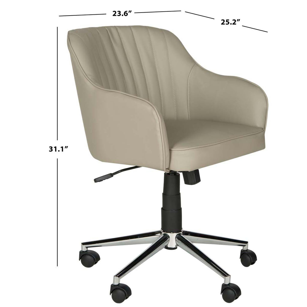 Safavieh Hilda Desk Chair - Grey