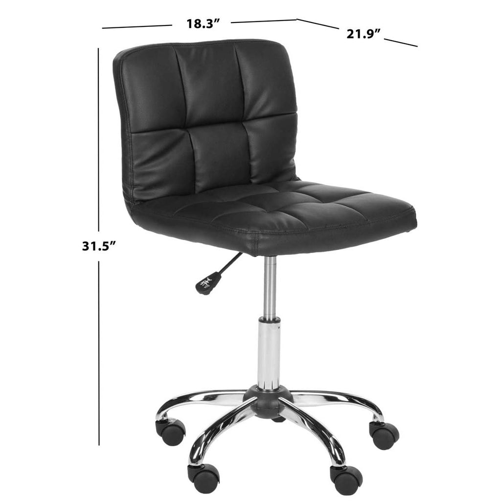 Safavieh Brunner Desk Chair - Black