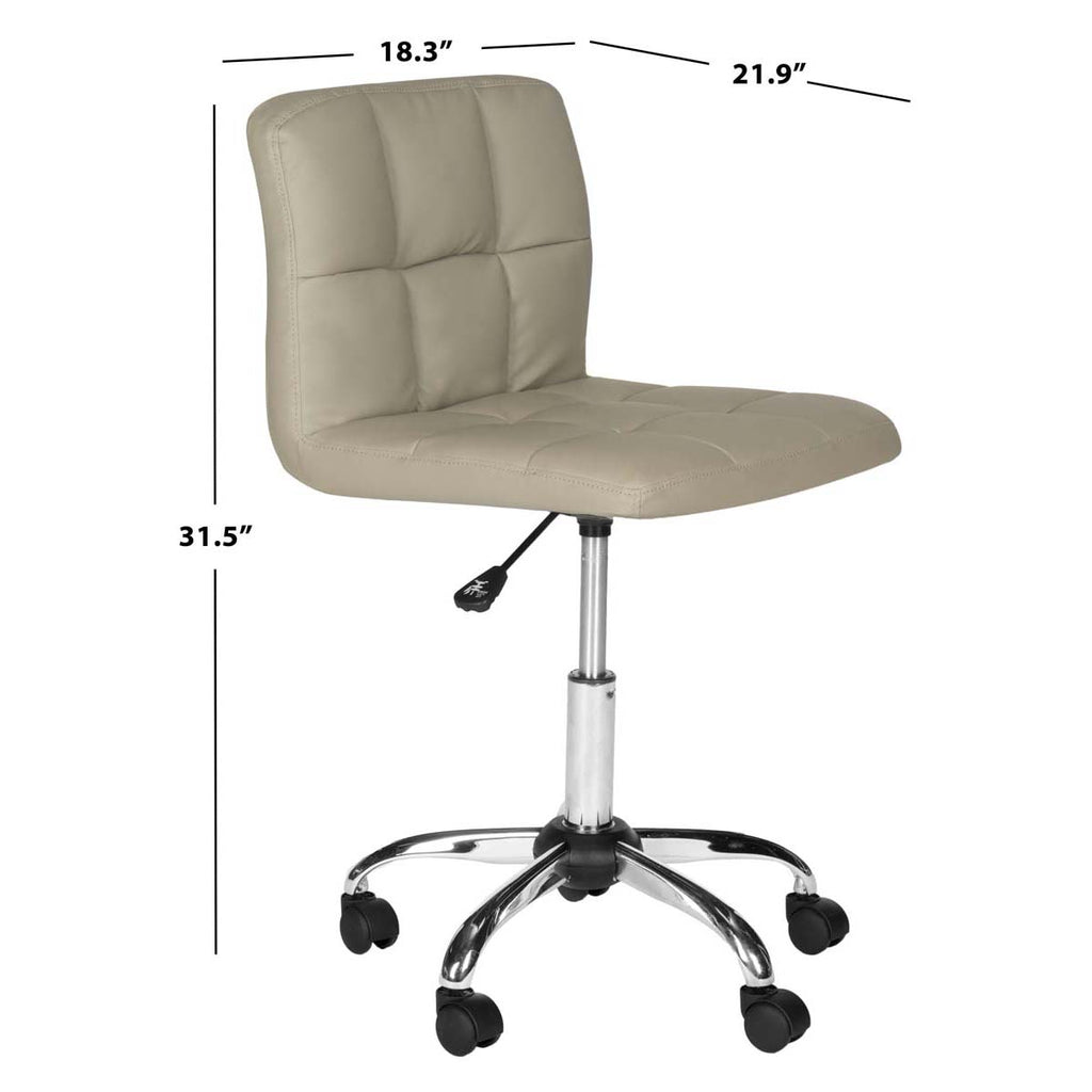 Safavieh Brunner Desk Chair - Grey