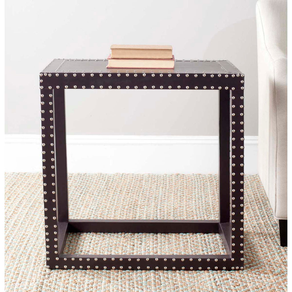 Safavieh Lena End Table Charcoal - Charcoal