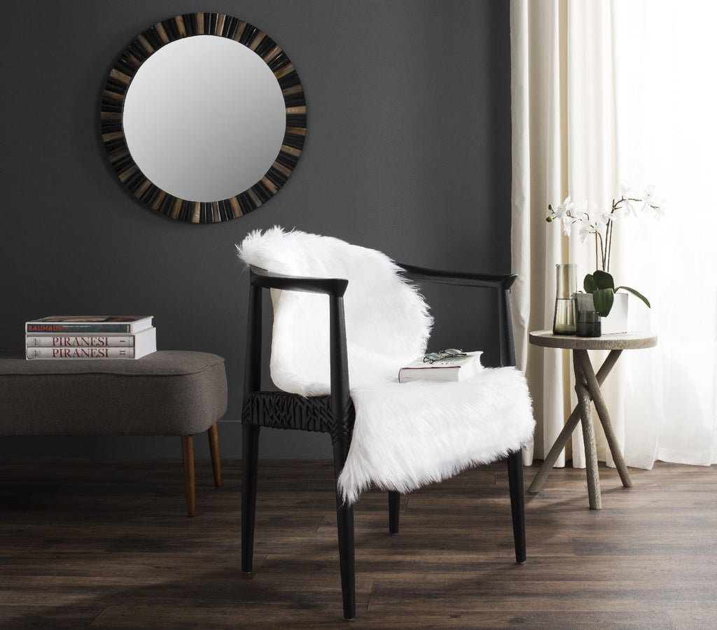 Faux Fur Sheepskin Runner Rug, FSS115A, 62 X 240 cm in Ivory