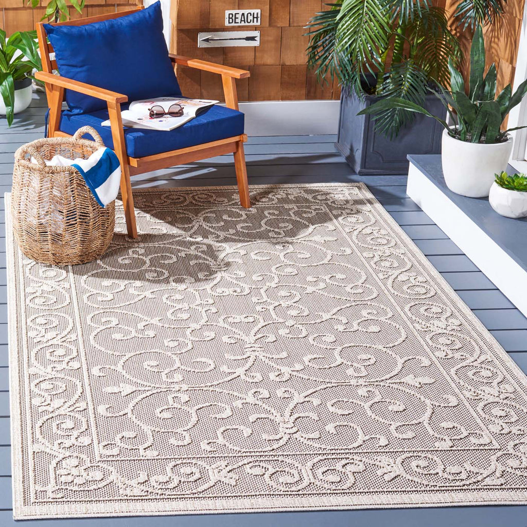 Safavieh Global Rug Collection: GLB204B - Beige / Light Beige