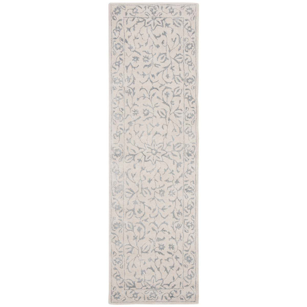 Safavieh Glamour Rug Collection GLM515A - Silver / Ivory