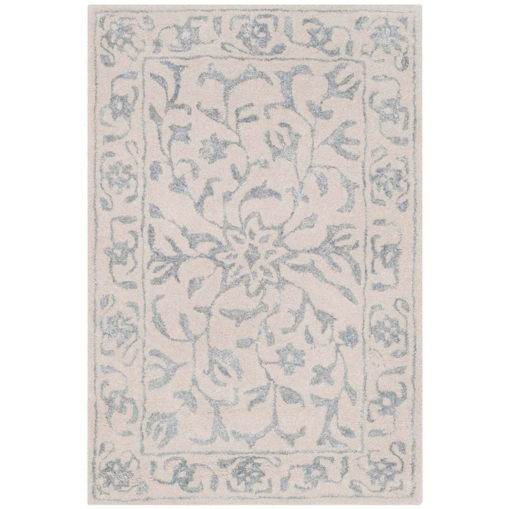 Safavieh Glamour Rug Collection GLM515A - Silver / Ivory