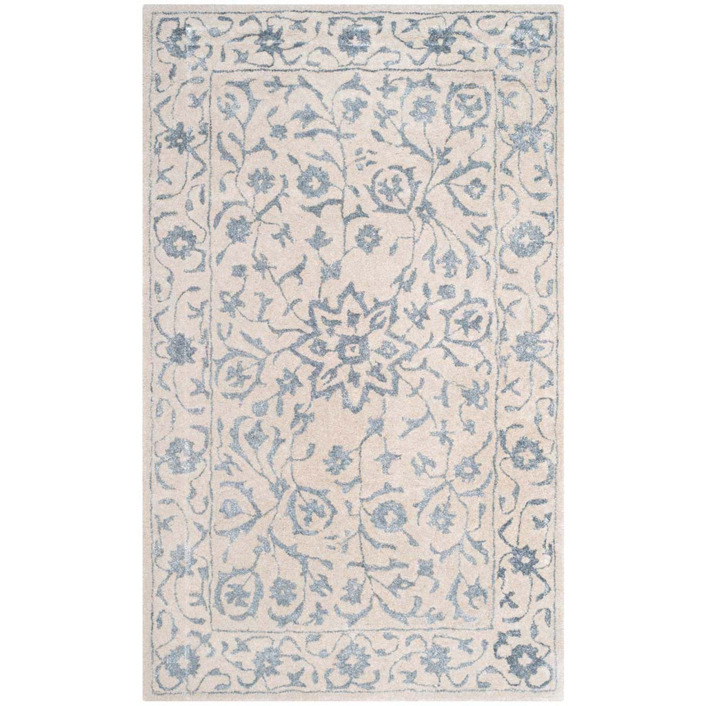 Safavieh Glamour Rug Collection GLM515A - Silver / Ivory