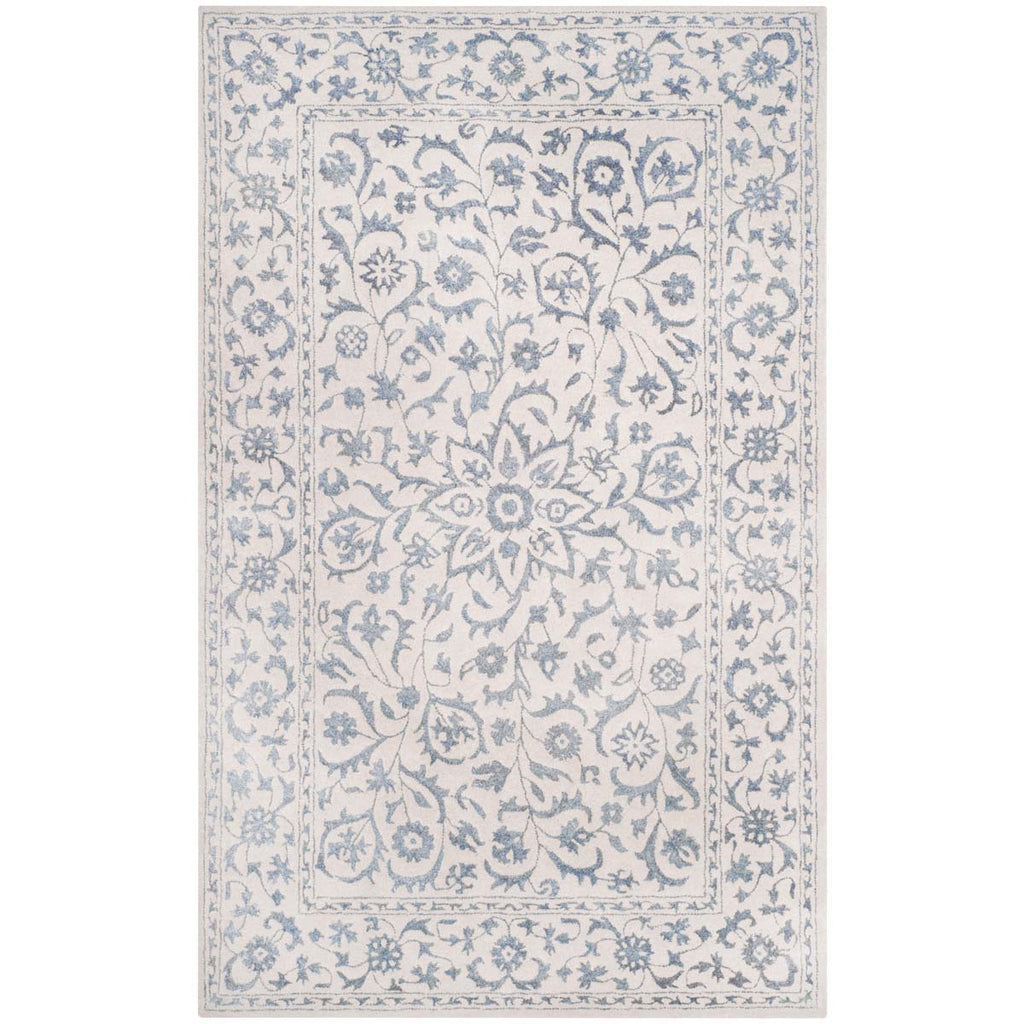 Safavieh Glamour Rug Collection GLM515A - Silver / Ivory