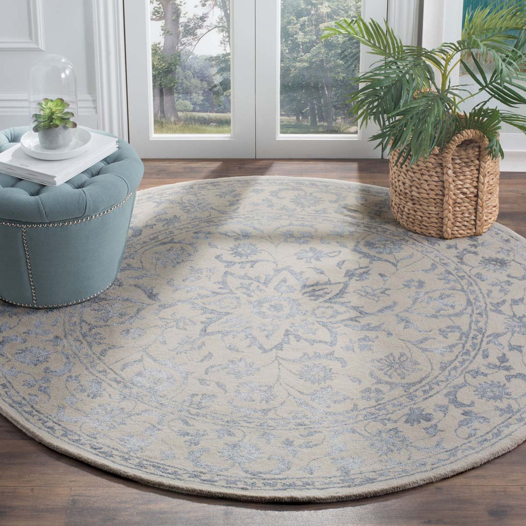 Safavieh Glamour Rug Collection GLM515A - Silver / Ivory