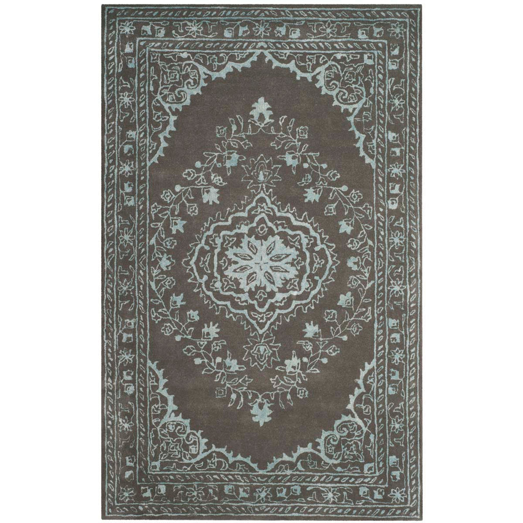 Safavieh Glamour Rug Collection GLM533D - Dark Grey