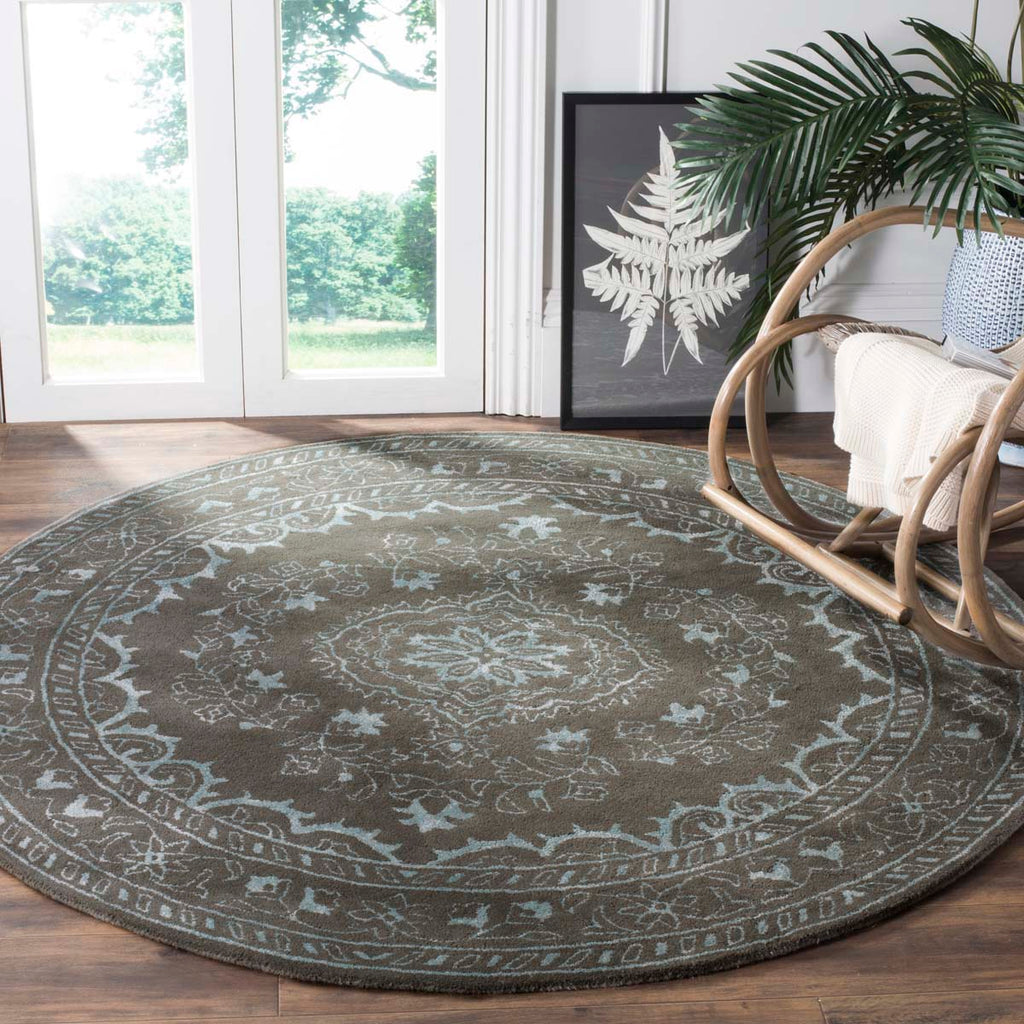 Safavieh Glamour Rug Collection GLM533D - Dark Grey