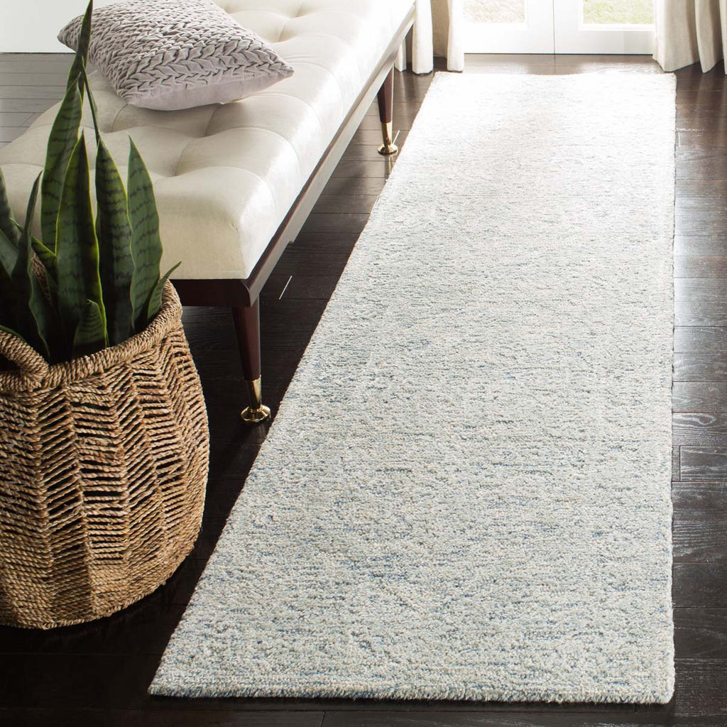Safavieh Glamour Rug Collection GLM537M - Blue / Ivory