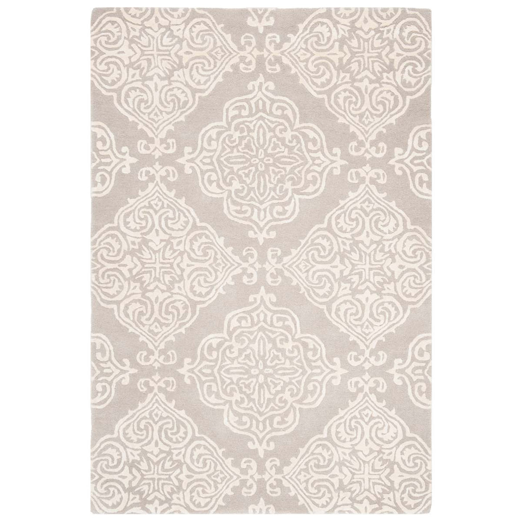 Safavieh Glamour Rug Collection GLM568A - Silver / Ivory