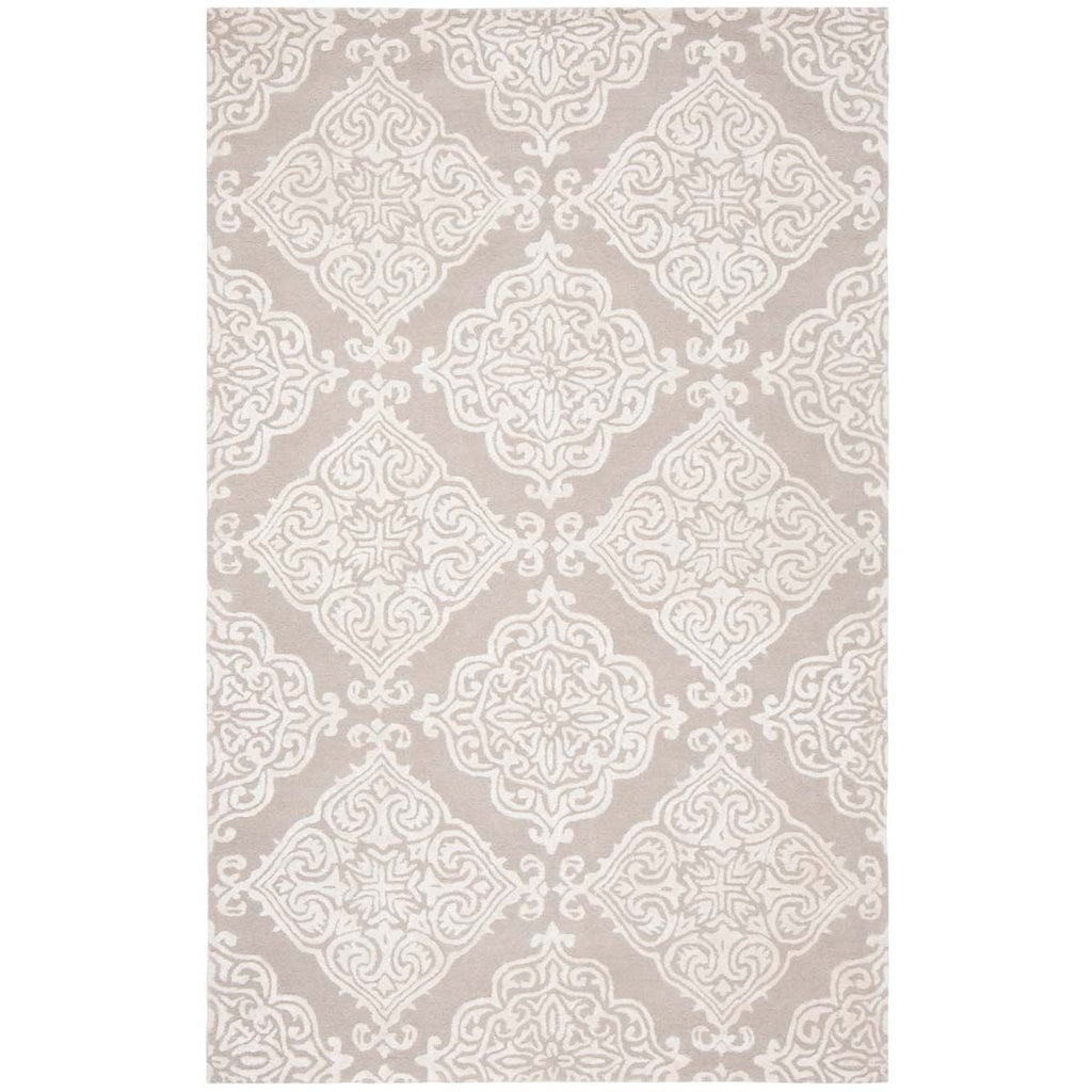 Safavieh Glamour Rug Collection GLM568A - Silver / Ivory
