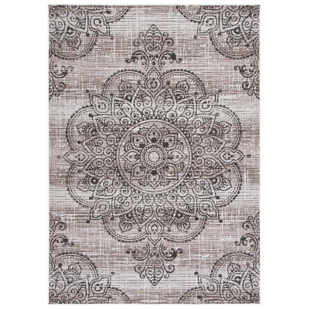 Safavieh Havana Rug Collection: HAV319E - Light Brown / Black