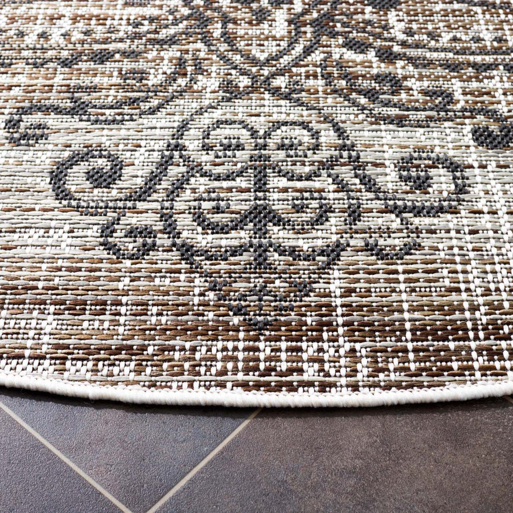 Safavieh Havana Rug Collection: HAV319E - Light Brown / Black