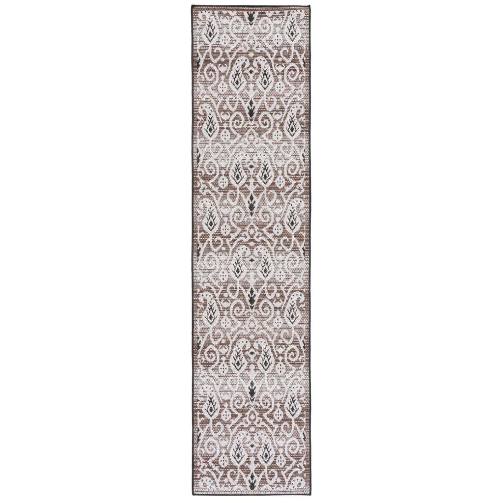 Safavieh Havana Rug Collection: HAV321E - Light Brown / Ivory