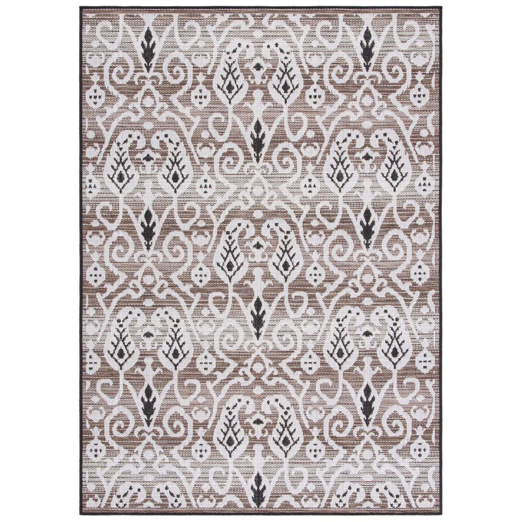 Safavieh Havana Rug Collection: HAV321E - Light Brown / Ivory