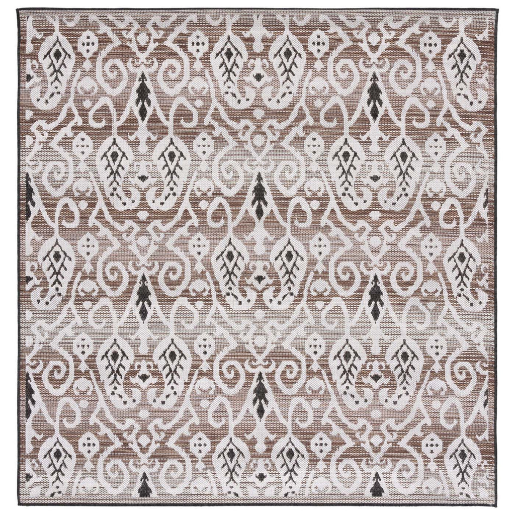 Safavieh Havana Rug Collection: HAV321E - Light Brown / Ivory