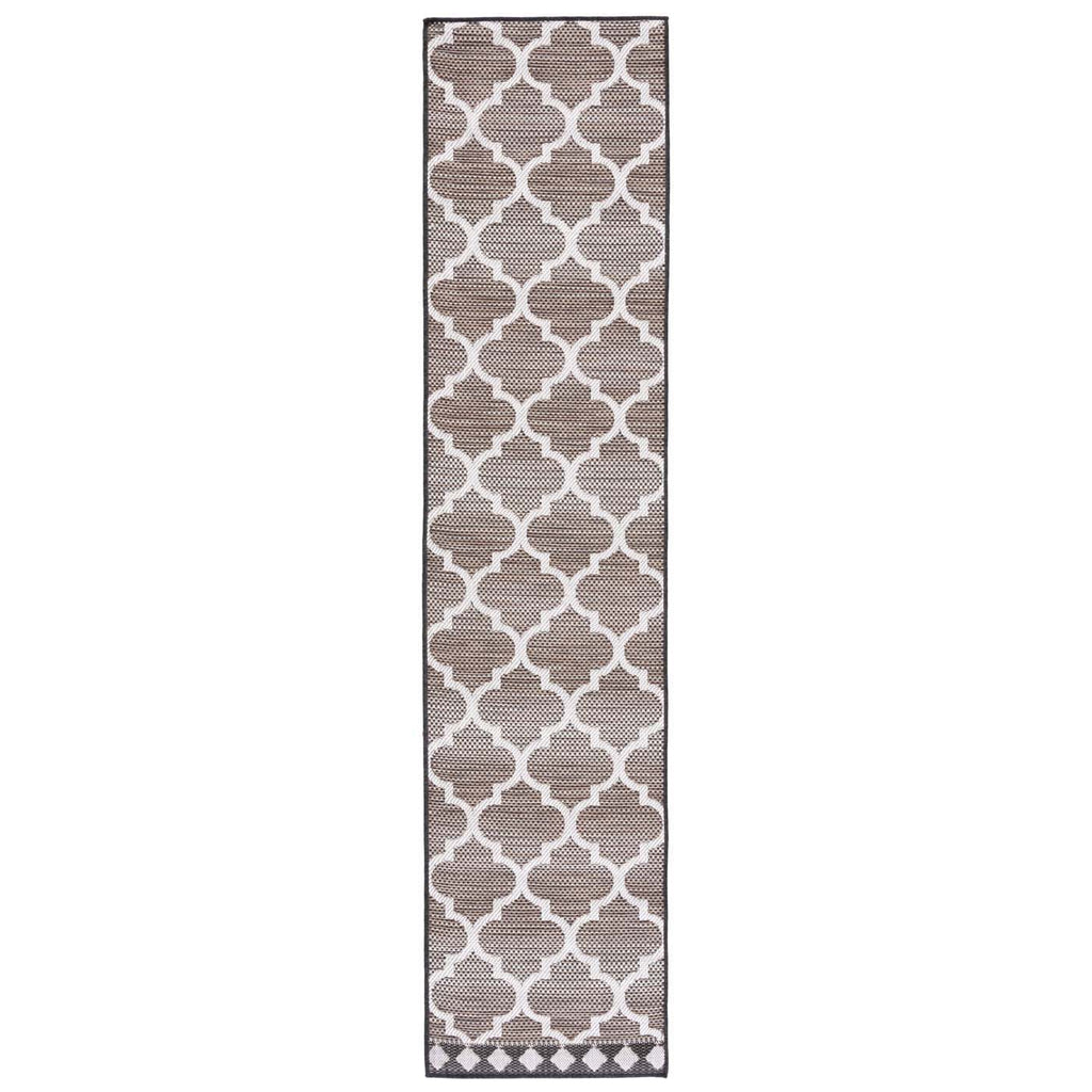 Safavieh Havana Rug Collection: HAV329E - Light Brown / Ivory