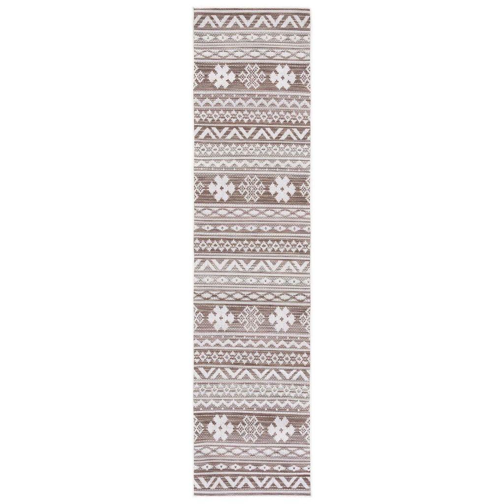 Safavieh Havana Rug Collection: HAV331E - Light Brown / Ivory