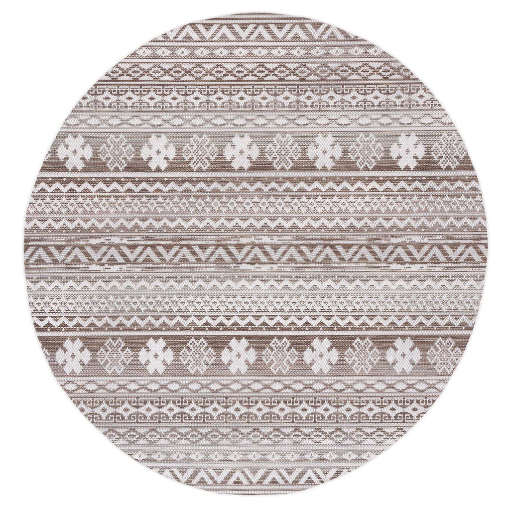 Safavieh Havana Rug Collection: HAV331E - Light Brown / Ivory