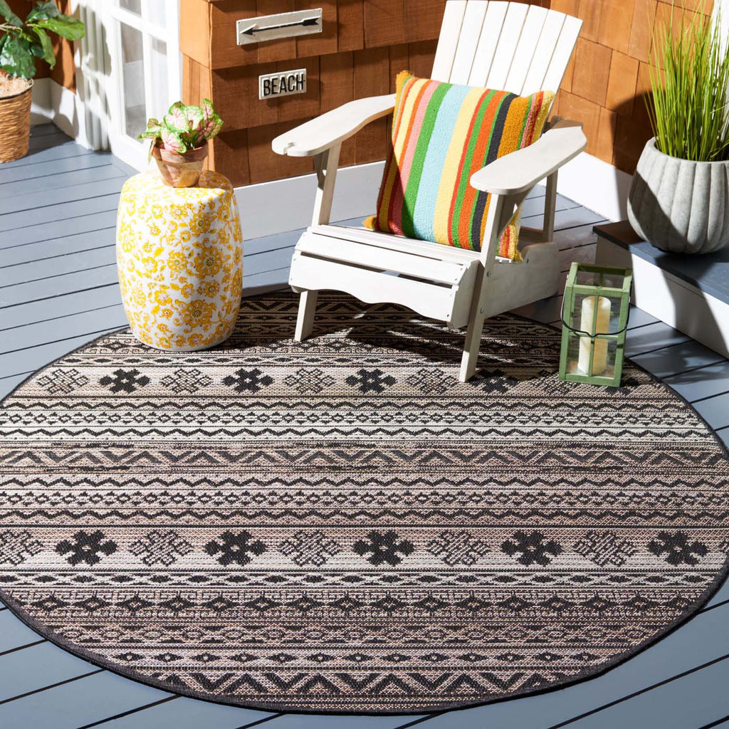 Safavieh Havana Rug Collection: HAV331T - Brown / Black