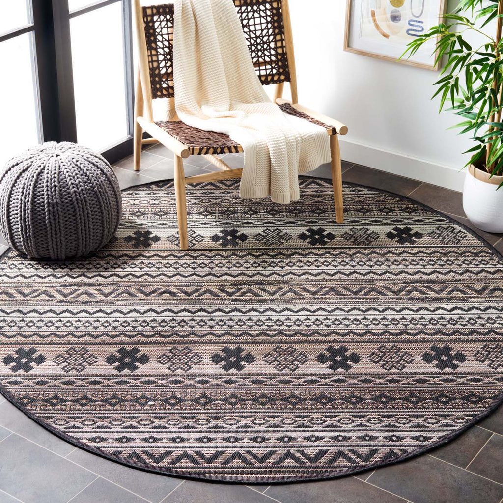 Safavieh Havana Rug Collection: HAV331T - Brown / Black