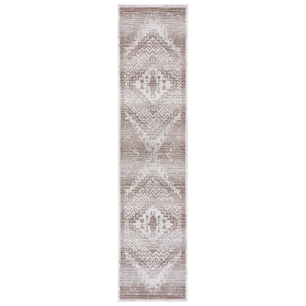 Safavieh Havana Rug Collection: HAV340E - Light Brown / Ivory