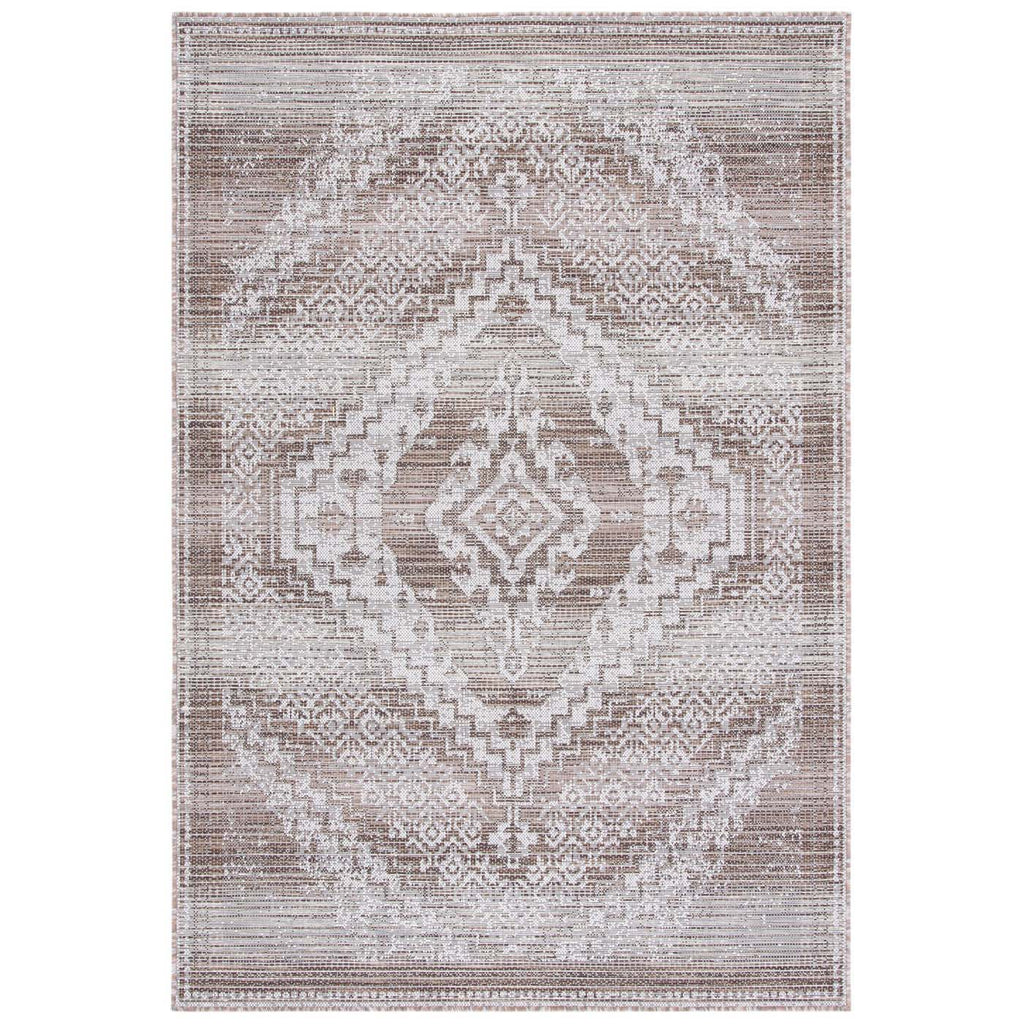 Safavieh Havana Rug Collection: HAV340E - Light Brown / Ivory