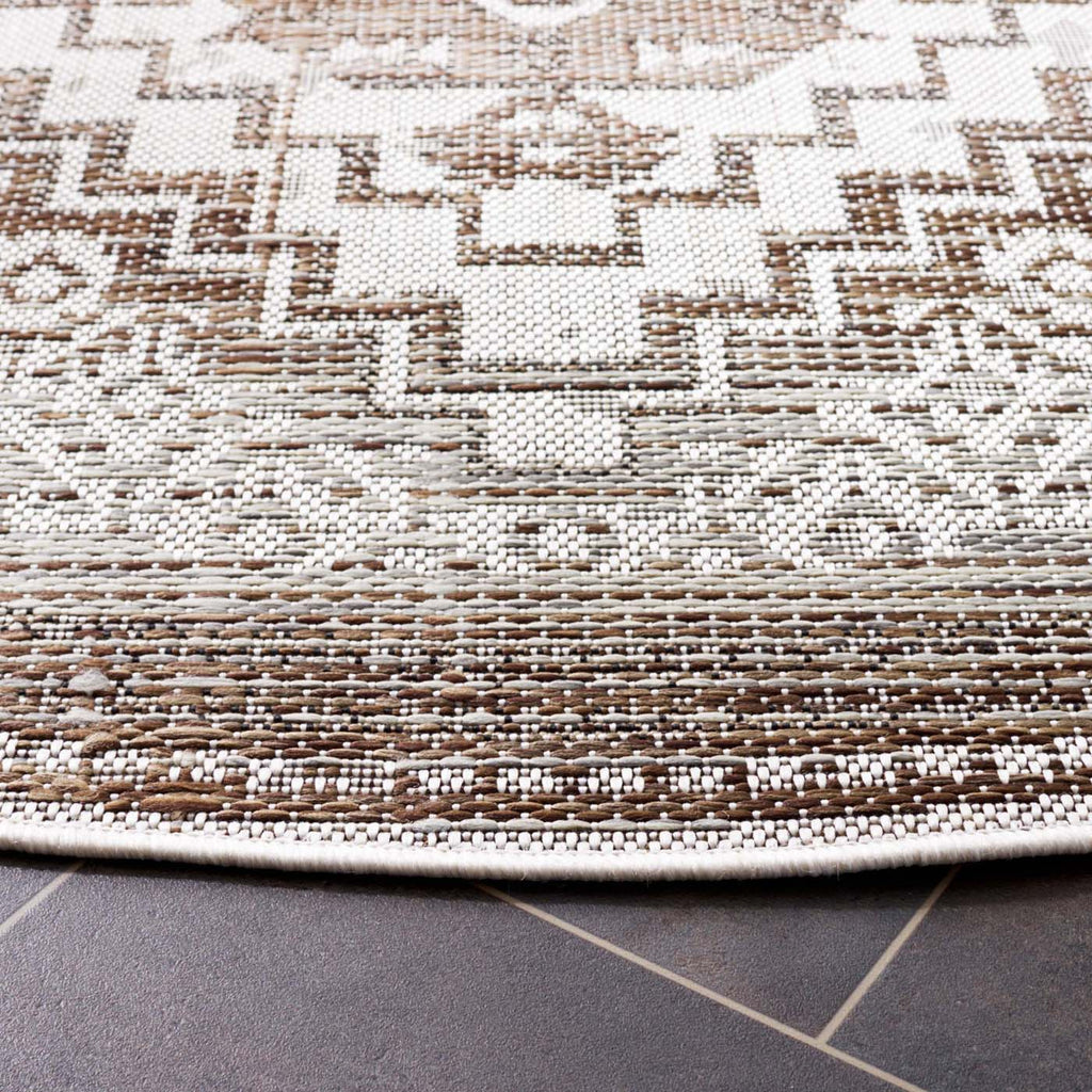 Safavieh Havana Rug Collection: HAV340E - Light Brown / Ivory