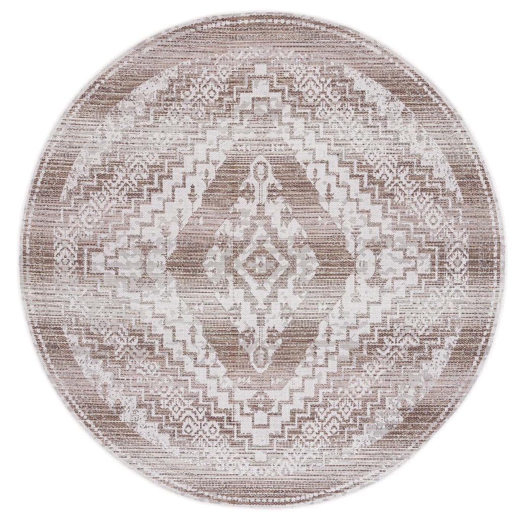 Safavieh Havana Rug Collection: HAV340E - Light Brown / Ivory