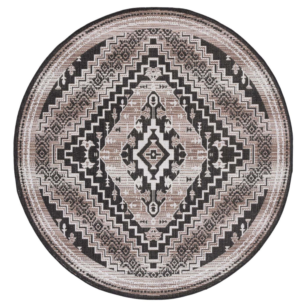 Safavieh Havana Rug Collection: HAV341E - Light Brown / Black