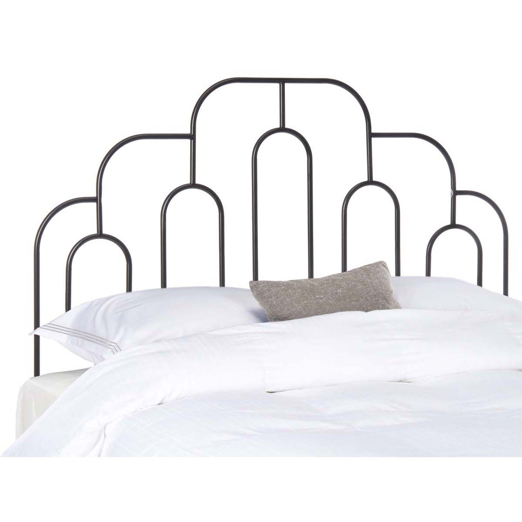 Safavieh Paloma Metal Retro Headboard - Black